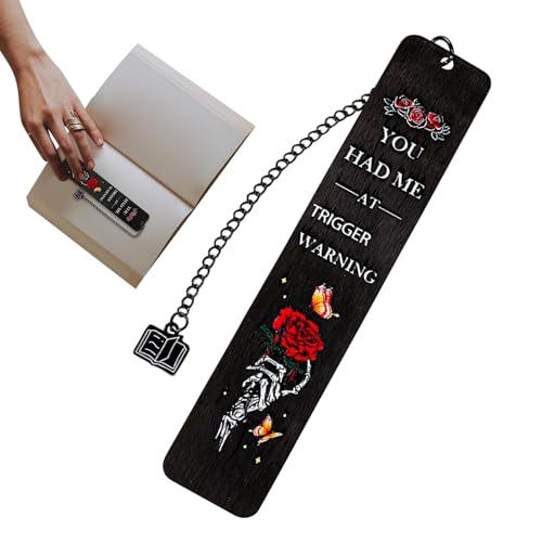 Talismano Della Pagina Occulta – Guida Cartacea Vintage, Accessorio Per Libri Artistici, Stravagante Motivo Floreale A Mano Con Osso Che Aggiunge Personalità Creativa | Amanti Dei Romanzi Poeti Editor