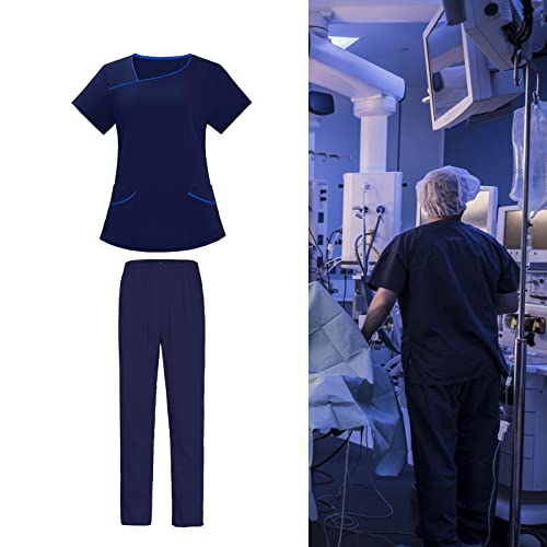 Conjunto de esfoliantes femininos, uniformes de enfermagem, esfoliante, calças de esfoliação, roupas