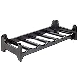 für 6 Flaschen keeeper 1018680000000 Flaschen-Stapelregal, für 6 Flaschen, 60 x 28 x 14 cm, Kunststoff, schwarz (3 Stück)