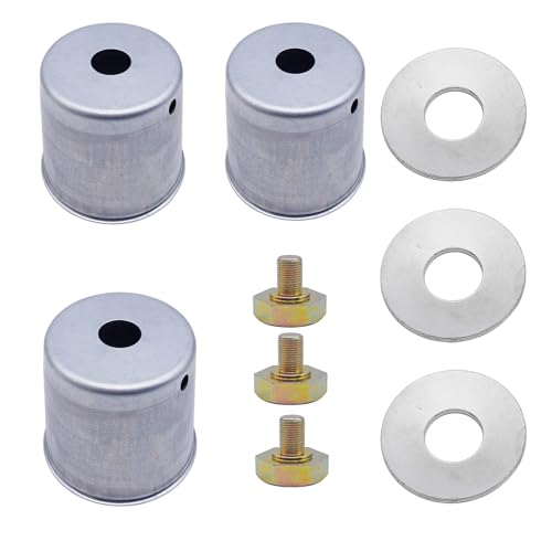 Mower Deck Blade Bolts,Blade Washers & Dust Cap Set K5651-34350 K5651-34352 K5651-34372 K5647-34312Replacement for Kubota ZD326 ZG222 ZG227 by AIPICO - Image 4