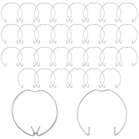 BaZuyunMd Sprengring Halterung für MR16 GU10 Deckenleuchte, 30 Stück, Pfirsichförmige Halteklammer für Beleuchtungskörper