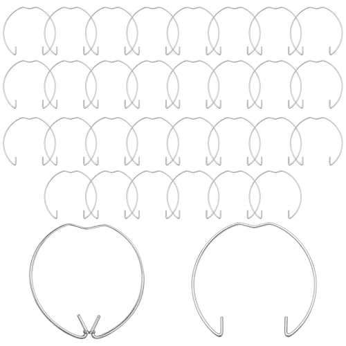 BaZuyunMd Sprengring Halterung für MR16 GU10 Deckenleuchte, 30 Stück, Pfirsichförmige Halteklammer für Beleuchtungskörper
