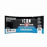 ICON Wag Bar, 100% American Wagyu Beef, Keto Friendly, 14/15g of Premium Protein, Only 3-5 carbs (12 Count, Original)
