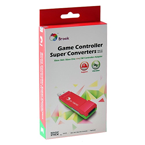Gam3Gear Brook Super SW Converter for Xbox One Xbox 360 to Nintendo Switch Controller Adapter with Gam3Gear Keychain