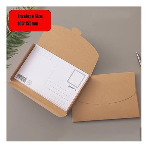 Sobres Kraft para regalo y tarjetas de felicitación formato boda 105x155 mm 50pzas 4