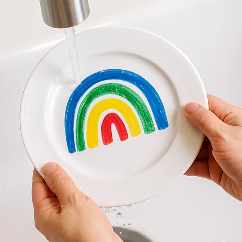 Tocyfia porzellanstifte spülmaschinenfest,Wasserfester porzellanstift 1.0-6.0mm，12 Farben Geeignet für Zeichnungsmuster und Designkreationen auf verschiedenen Porzellan.