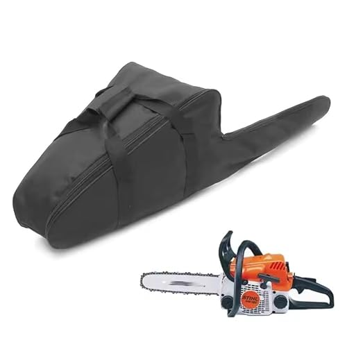 Penjury Black Chainsaw Carrying Bag, 16 to 22 Inch Case
