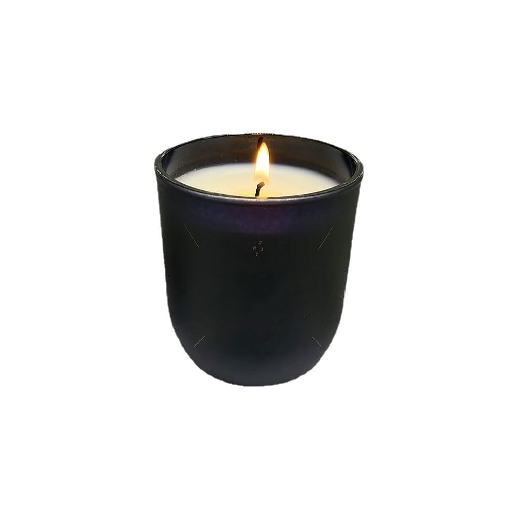 Bougie d'aromathérapie en forme de U avec bougeoirs votifs en verre dépoli