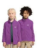 Jack Wolfskin Kids Mädchen Jungen Fleecejacke mit Reißverschluss Taunus 100 Full Zip 3 in 1 System leicht vielseitig kombinierbar für Alltag und Outdoor