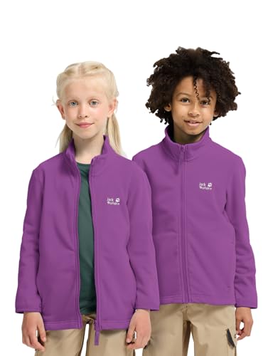 Jack Wolfskin Kids Mädchen Jungen Fleecejacke mit Reißverschluss Taunus 100 Full Zip 3 in 1 System leicht vielseitig kombinierbar für Alltag und Outdoor