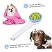 Toddmomy Portable Dog Shower Sprayer with Hose Pet Massage Brush for Puppy Bathing Handheld Combing Shower Head for Efficient Water and Shampoo Saving Suitable for All Dog