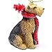 Airedale Terrier Tiny Miniature One Christmas Ornament - Delightful!