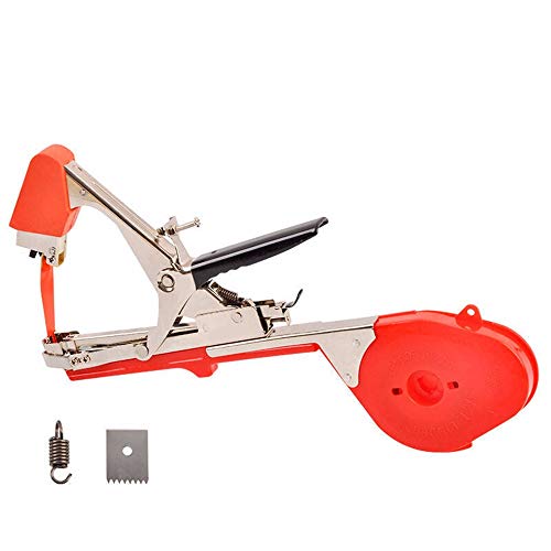 Yamyannie Tape Tool Plant Tying Garden Tape Tool Vines Tomatoes Branches Light Labor-saving Steel Not Easy To Rust Durable (Color : Orange, Size : 40rolls)