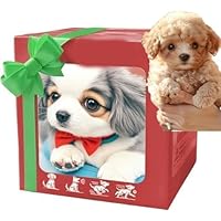 2026 New Upgrade Hopping Dog Interactive Electronic Plush Puppy Toy - Realistic Puppy Walking, Barking & Tail Wagging for Kids (Grey)