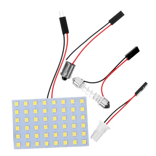 Mikinona Panneau Lumineux Led 48 Leds Blanc, Éclairage Plafond Camping-car, Éclairage Intérieur Voiture Et Coffre, Installation Sans Perçage, Usage Polyvalent Pour Conduite Et Camping