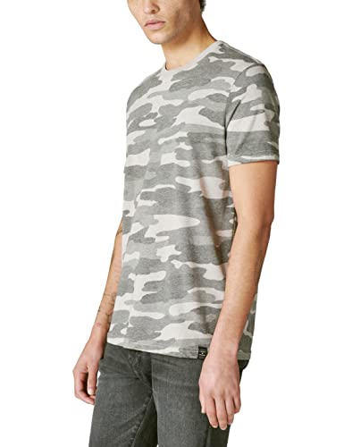 Lucky Brand Men's Venice Burnout Camo Crew Neck #TOP14