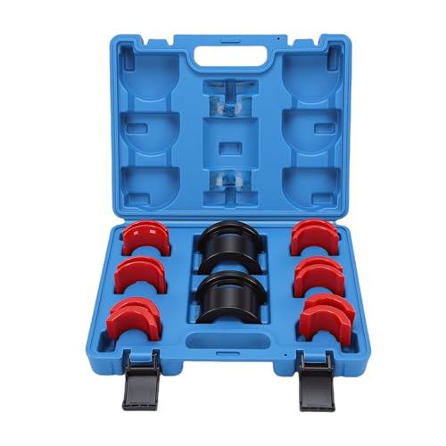 Xiuganpo Kit de Herramientas para la Instalación de Retenes de Horquilla, Herramienta Universal para el Reemplazo de Retenes de Horquilla de Motocicleta con 6 Adaptadores