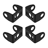 SECFOU 4 Stück Motorrad Scheinwerferhalterung aus Aluminiumlegierung Rohrschellen Halterung für Zusatzscheinwerfer Universelle Montage für Motorrad Nebelscheinwerfer bei