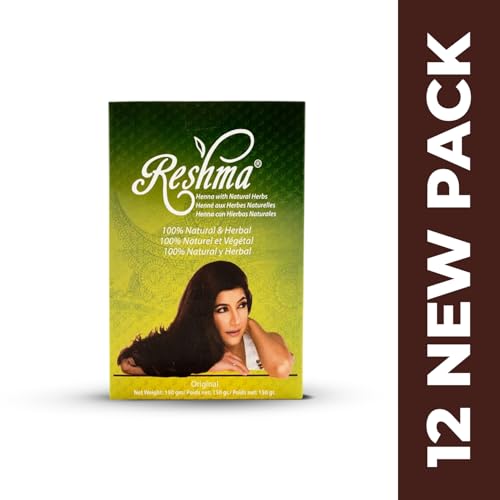 Reshma Beauty Henna Polvo Puro 100% Natural Paquete 12 x 150g miniatura 2