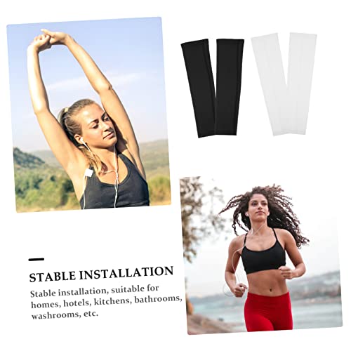 Baluue 6 Pares De Braçadeiras Respiráveis ​​De Cor Sólida Mangas De Ciclismo Refrigeradores De Braço