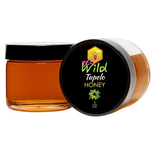 Bee Wild Miel pura cruda orgánica sin filtrar Tupelo 3 oz miniatura 1
