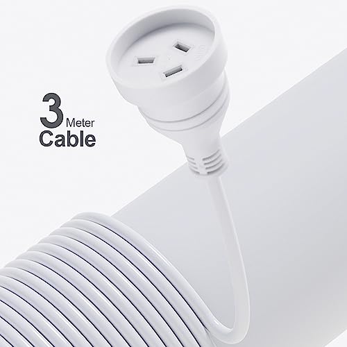 image for Plugd 3 Meter Extension Cord, Heavy Duty Power Extension Cable, Durabl