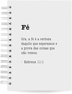 Caderno Devocional Pautado 125 Folhas 90g Capa Dura Significado Fé