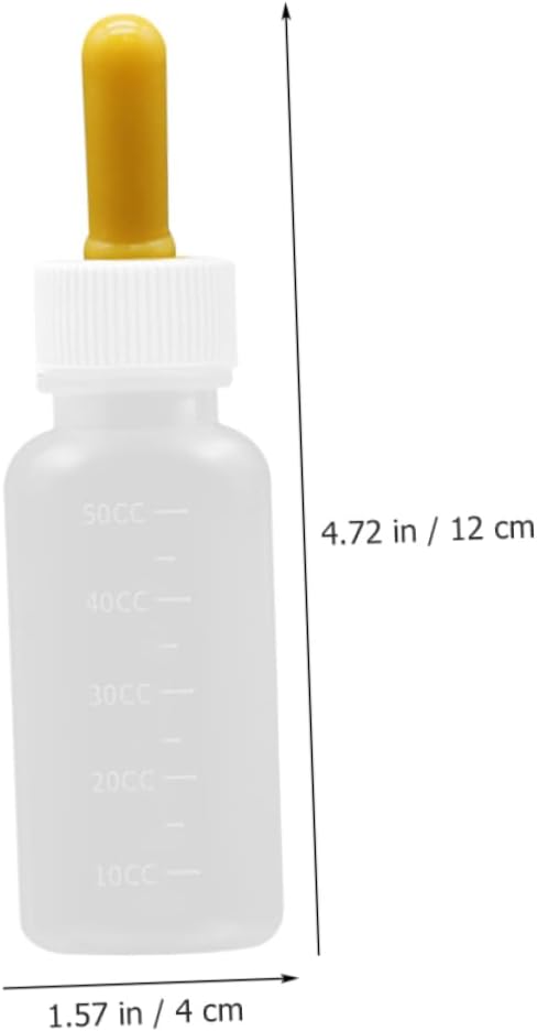 3Pcs Silicone Pet Nursing Bottles Feeding Tool for Puppies and Kittens Durable Easy to Use Small Bottle for Pet Feeding the Go