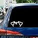 Jack Russel Terrier Car Decal - Dog Breed Outline Decal for Car Laptop Water Bottle - Minimalist Silhouette Sticker for Pet Lovers Trainers and Animal Enthusiasts - Durable and Versatile Design