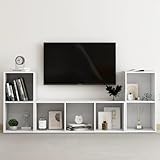 smart tv 107 cm samsung Kit complet dans le paquet : 2 meubles TV de 72 x 35 x 36,5 cm (l x p x h) et 1 meuble TV de 107 x 35 x 37 cm - Le tout d'une seule main pour une ambiance harmonieuse, compatible avec les téléviseurs jusqu'à 75 pouces.
