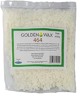 Goldenwax Container Soy Wax 464, White, 400g