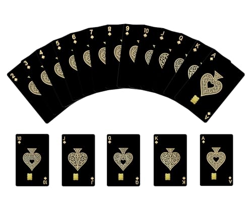 18Pcs Credit Card Skin Stickers, Classic Fun Poker Print, Removable Waterproof PVC Decals for Bank Cards, EBT & Keys, No RFID Blocking(Sticker Pack)