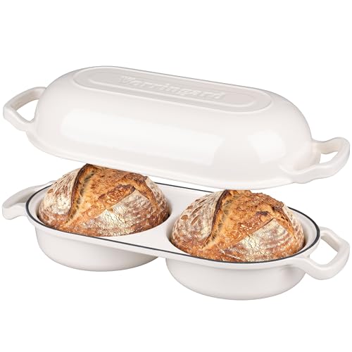 white double oven