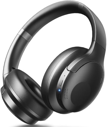 （22:30時点） ヘッドホン bluetooth ワイヤレスヘッドホン yjjc ブルートゥース ヘッドホン オーバーイヤー 音漏れ防止 密閉型 ANCノイズキャンセリング 自動ペアリング 有線 無線両用 折りたたみ可能 内蔵マイク付き Type-C急速充電 3.5mmケーブル付き 通勤通学/WEB会議 に適用 iOS/Android（ブラック1.01）