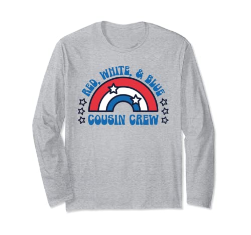 4 luglio Cousin Crew Red White and Blue Cousin Crew Maglia a Manica