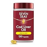 Seven Seas Cod Liver Oil One-A-Day Omega-3 Fish Oil and Vitamin D, 120 Capsules, 4 Months Supply