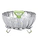 Cesta de Vaporera Expandible, Cesta de Vaporera Plegable para Verduras, Inserciones de Vaporera, Cesta de Vaporera Extensible Plegable para Olla en Olla para Olla a Presión