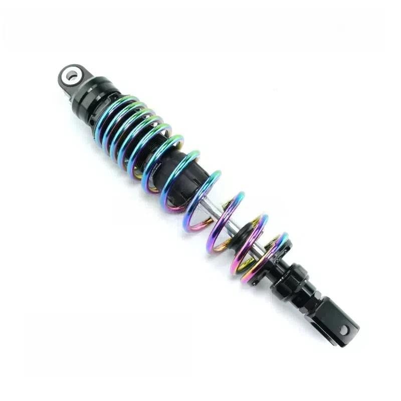 Amortisseur de suspension universel 360 mm pour moto noire avec pression réglable