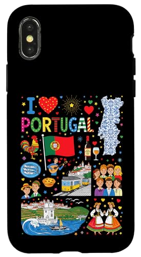 I Love Portugal |gK̃[c X}zP[X iPhone X/XS p