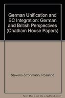 German Unification & EC Integration 1855670747 Book Cover