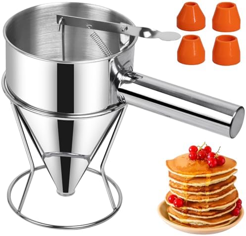 Sopito Dough Dispenser 1200 ml, Stainless Steel Kitchen Multi-Gau...