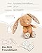 NICI Kuscheltier Hase Hellbraun 20cm - Stofftier aus weichem Plüsch, niedliches Plüschtier zum Kuscheln und Spielen, für Kinder & Erwachsene, tolle Geschenkidee - 61459