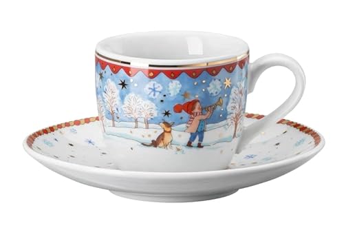 Hutschenreuther Colección 22 tazas de café de Navidad de 2 piezas Cover