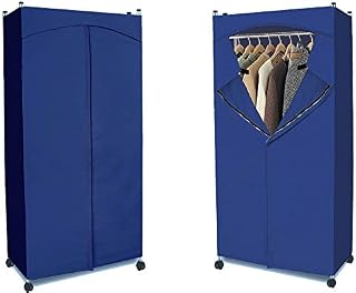 ClarUSA Portable Wardrobe Closet (72-75Hx36Wx18D) w/Premium Cotton Canvas/Duck Cover (Royal Blue)