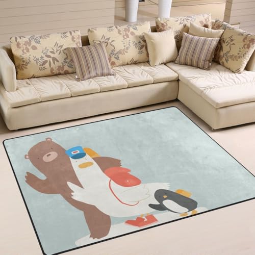 �􂦂� ���O �J�[�y�b�g ���O�}�b�g ����~�ߕt ���� �F �y���M�� ���� �u���[ �������� ���� �����` 120x160cm ���ׂ�~�� �ې� �܂��݉\ ���r���O ���� �z�b�g�J�[�y�b�g�Ή� ������� �k��