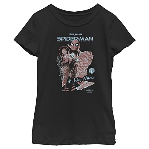 Marvel Girls Spider-Man No Way Home Unmasked Poster Tee