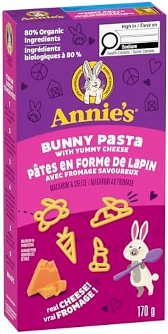 ANNIE'S - MACARONI AND CHEESE Bunny Pasta Cheese, No Artificial Flavours, No Synthetic Colours, Contains Real Cheese and Milk Ingredients, 80% Organic Ingredients, 170 Grams Package — view 8