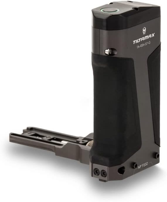 Tiltaing Side Power Handle with Run/Stop Type I (F570 Battery) - Tilta Gray