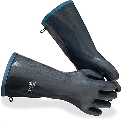 Deyan Bbq Gloves, 932°F Heat Resistant Oven Gloves, Kitchen Silicone Oven Mitts For Cooking, Barbecue, Grilling, Baking, Food Contact Grade, Non-Slip, Waterproof, Easy Clean, (10/Xl) #TOP6