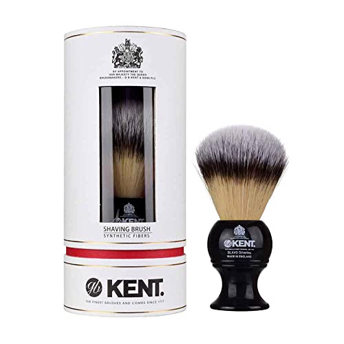 Kent Medium Synthetic Black Shaving Brush